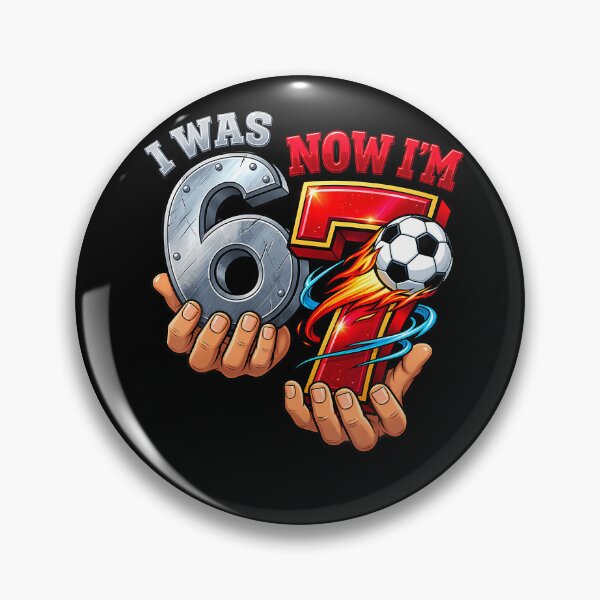 Artikelvorschau, Ich war 6, jetzt bin ich 7. 7. Geburtstag Fußball 6 7 Geburtstagsjungen entworfen und verkauft von T9AXER.
