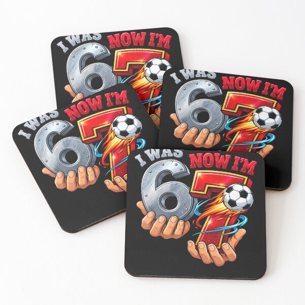 Item preview, I Was 6 Now I'M 7 7Th Birthday Soccer 6 7 Birthday Boys designed and sold by T9AXER.