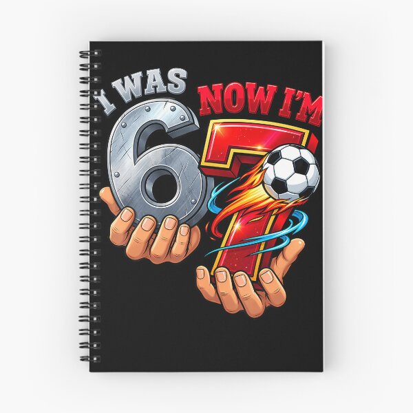 Item preview, I Was 6 Now I'M 7 7Th Birthday Soccer 6 7 Birthday Boys designed and sold by T9AXER.
