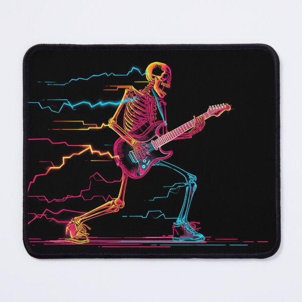 Item preview, Skeleton plays guitar at night designed and sold by anytka.