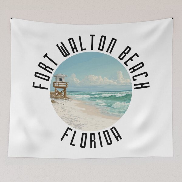 Item preview, Fort Walton Beach - Florida (with Black Lettering) designed and sold by VelvetRoom.