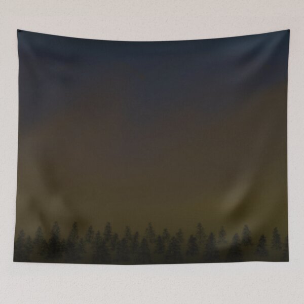 Item preview, treeline at dusk designed and sold by KerisThings.