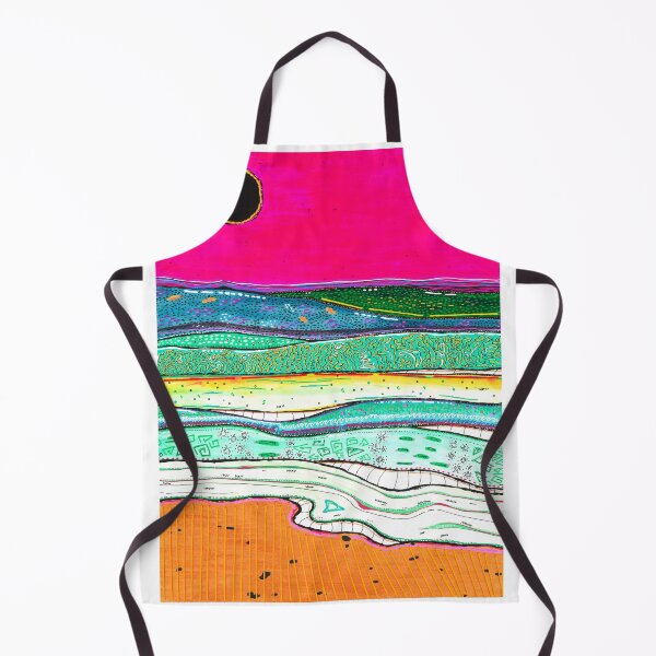 Item preview, Colorful Ocean Waves and Coastal Landscape designed and sold by zy.visuals.