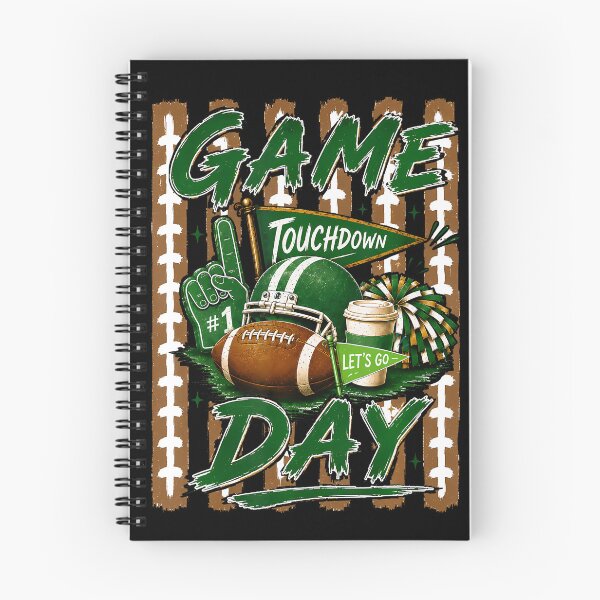 Item preview, Game Day Touchdown Football Mom Girls Go Cheer Green designed and sold by T9AXER.