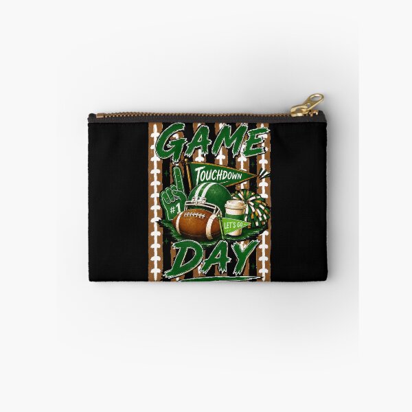 Item preview, Game Day Touchdown Football Mom Girls Go Cheer Green designed and sold by T9AXER.