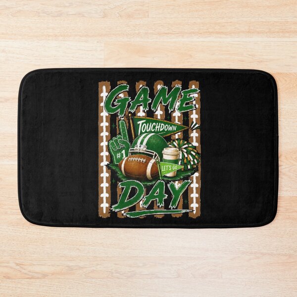 Item preview, Game Day Touchdown Football Mom Girls Go Cheer Green designed and sold by T9AXER.