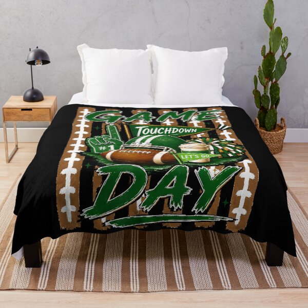 Item preview, Game Day Touchdown Football Mom Girls Go Cheer Green designed and sold by T9AXER.