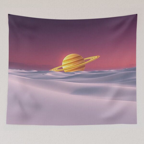 Item preview, Pastel Planet Resting On Dreamy Cloud Dunes designed and sold by IntelliMindDesigns.