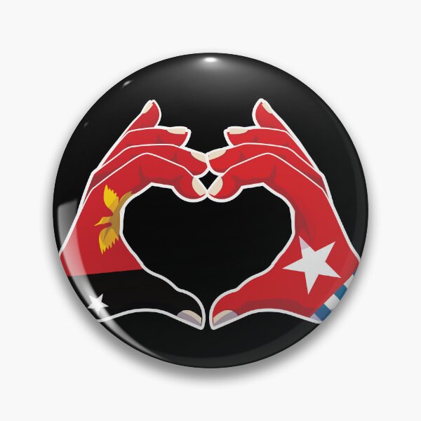Item preview, West Papua & Papua New Guinea Heart Hands designed and sold by FlagX.