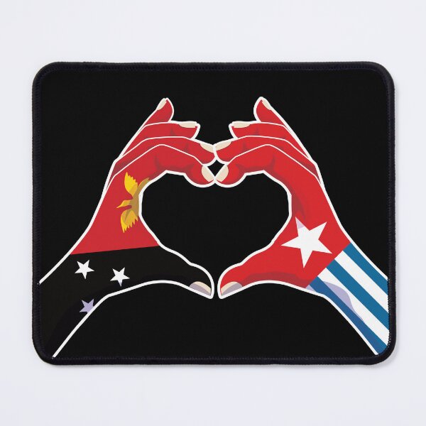 Item preview, West Papua & Papua New Guinea Heart Hands designed and sold by FlagX.