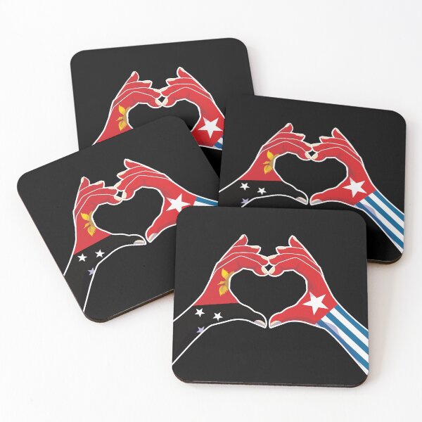 Item preview, West Papua & Papua New Guinea Heart Hands designed and sold by FlagX.