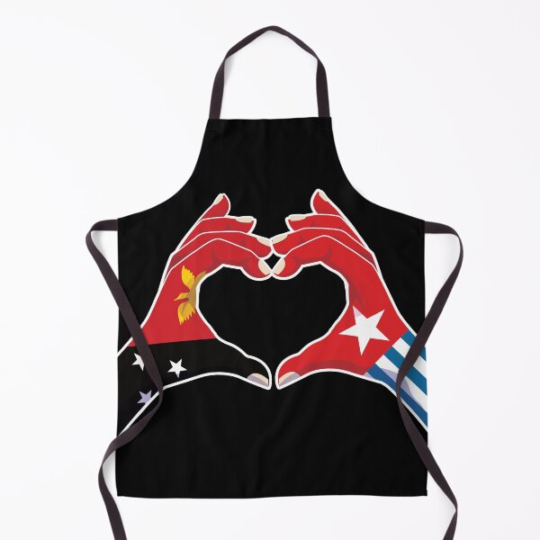 Item preview, West Papua & Papua New Guinea Heart Hands designed and sold by FlagX.