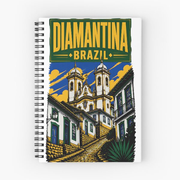 Item preview, Diamantina Brazil Vintage Travel Tourism designed and sold by TravelersGems.