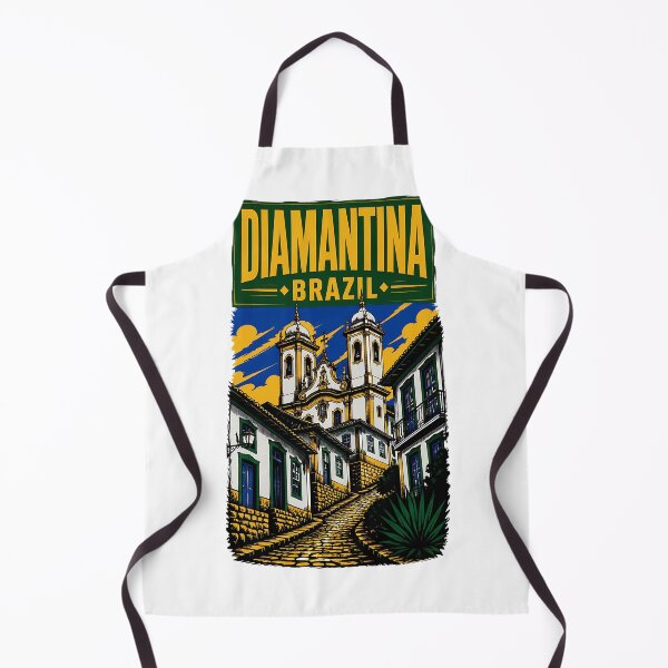 Item preview, Diamantina Brazil Vintage Travel Tourism designed and sold by TravelersGems.