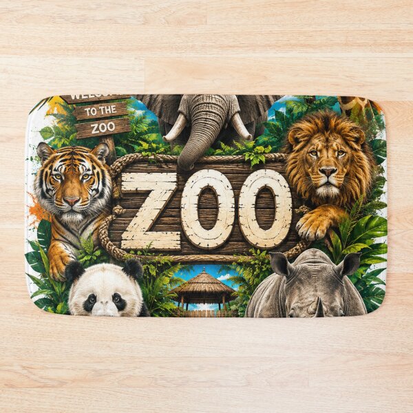 Item preview, Wildlife adventure zoo designed and sold by urbanshop7.