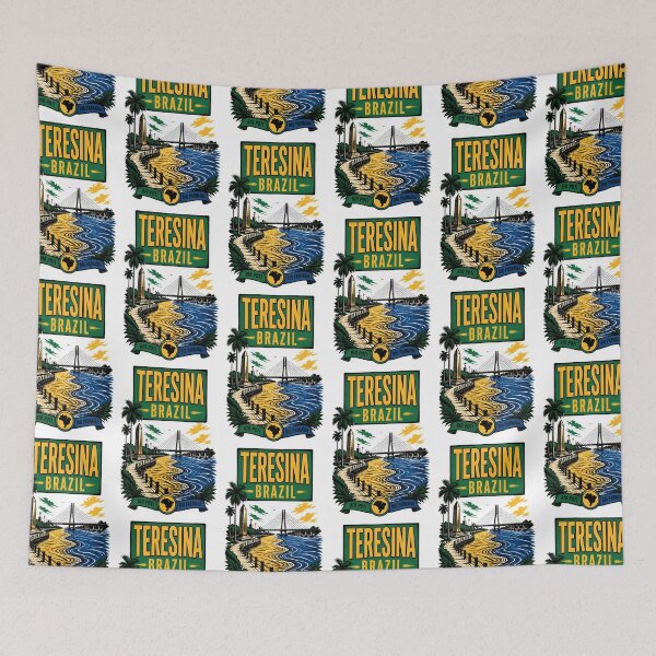 Item preview, Teresina Brazil Vintage Travel Tourism designed and sold by TravelersGems.
