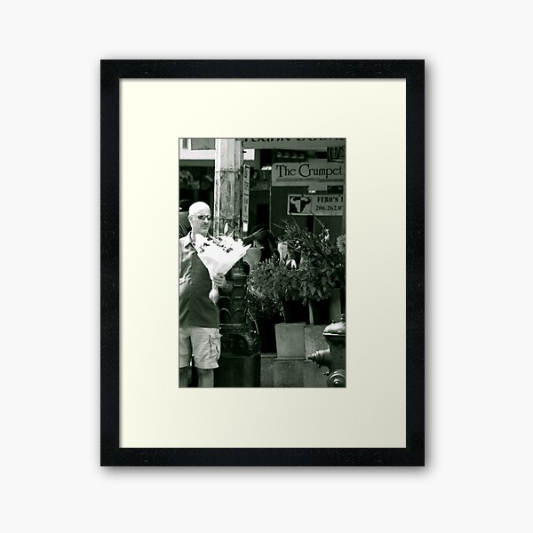 You don't bring me flowers anymore..... Framed Art Print
