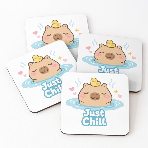 Item preview, Just Chill Cute Capybara designed and sold by Mix Mood.