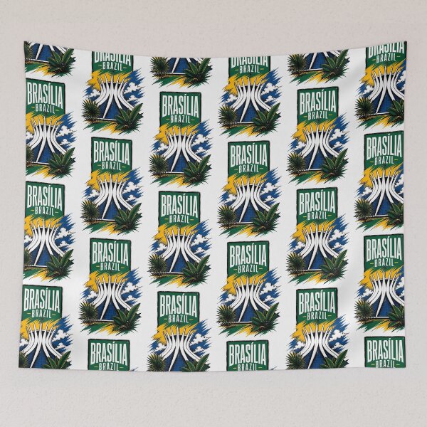 Item preview, Brasilia Brazil Vintage Travel Tourism designed and sold by TravelersGems.