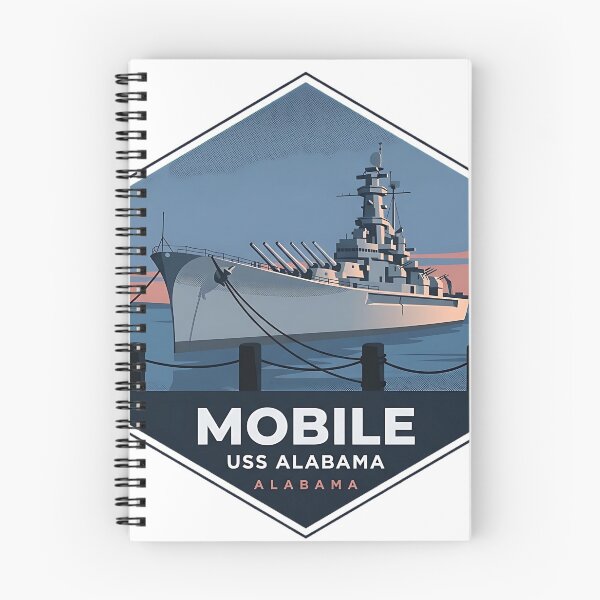 Item preview, USS Alabama Battleship Mobile Alabama Travel Badge Sticker designed and sold by DetourDgn.