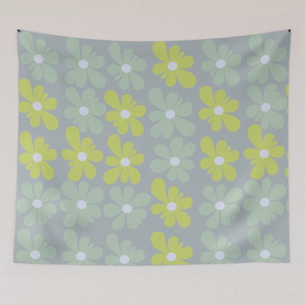 Item preview, Retro Scandinavian Flowers – Mid Century Floral Pattern designed and sold by Louise Wersäll.