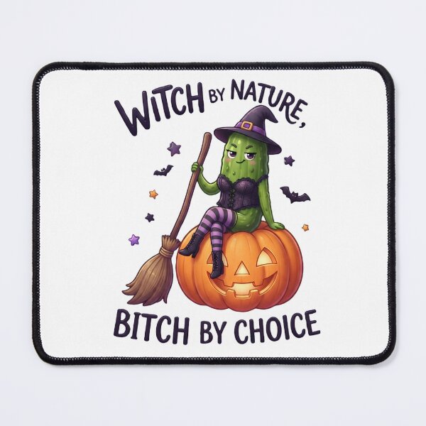Item preview, Pickle Witch Halloween – Witch by Nature designed and sold by Basma Designs | Retro, Kawaii Shirts & Stickers.