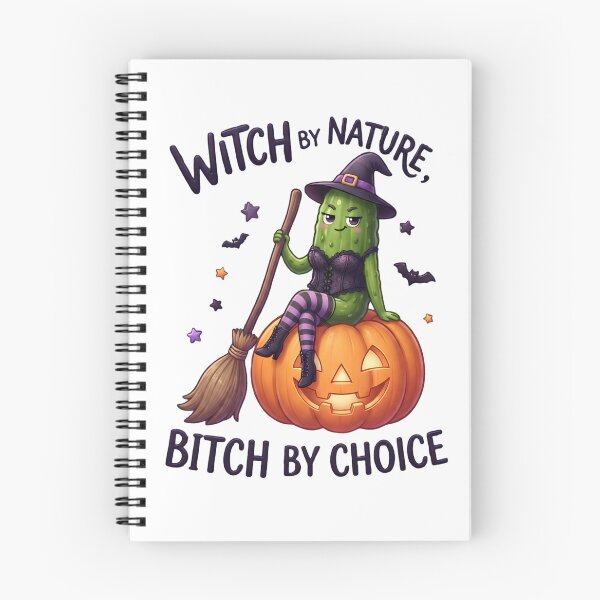 Item preview, Pickle Witch Halloween – Witch by Nature designed and sold by Basma Designs | Retro, Kawaii Shirts & Stickers.