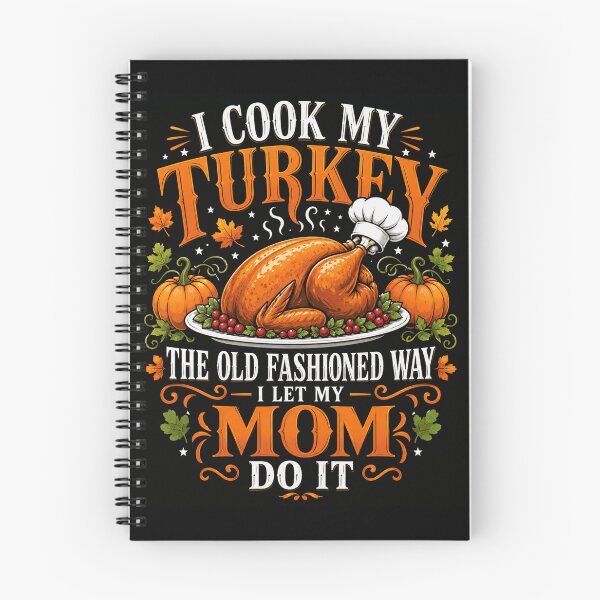 Item preview, Turkey Mom Do It Old Fashioned Way Autumn Cooking designed and sold by ROUX-ART.