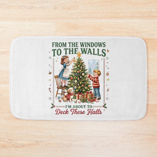Item preview, From Windows To Walls I'M About Deck These Halls Christmas designed and sold by T9AXER.