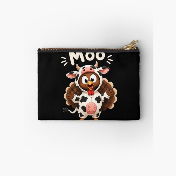 Item preview, Turkey Moo Funny Thanksgiving designed and sold by TheEndDesign.