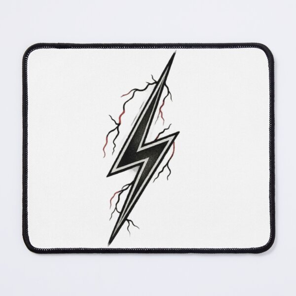 Item preview, Dark Lightning Bolt Grunge – Electric Storm Graphic designed and sold by aloksahu123.
