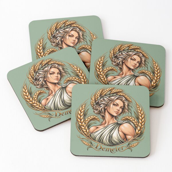 Item preview, Demeter Greek Goddess of Harvest Agriculture and Fertility designed and sold by MythicMood.