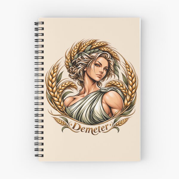 Item preview, Demeter Greek Goddess of Harvest Agriculture and Fertility designed and sold by MythicMood.