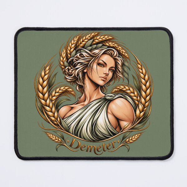 Item preview, Demeter Greek Goddess of Harvest Agriculture and Fertility designed and sold by MythicMood.