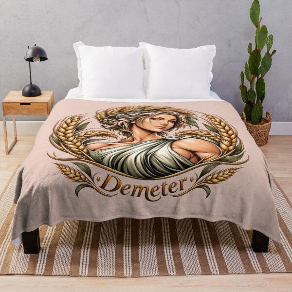 Item preview, Demeter Greek Goddess of Harvest Agriculture and Fertility designed and sold by MythicMood.