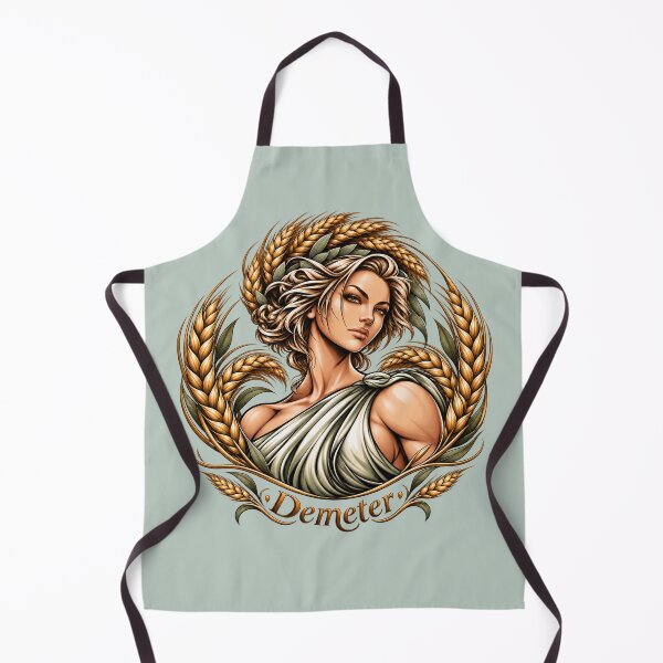 Item preview, Demeter Greek Goddess of Harvest Agriculture and Fertility designed and sold by MythicMood.