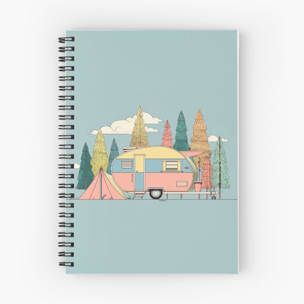 Item preview, Camping in a trailer at a forest designed and sold by anytka.