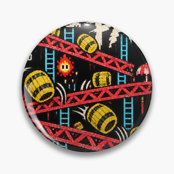Item preview, Barrel Panic – Retro Donkey Kong Arcade Homage designed and sold by Cohaagens Bazaar.