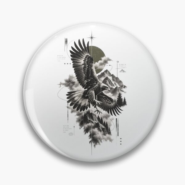 Item preview, Eagle Rising — Mountain Flight Celestial Vintage Collage designed and sold by mari0n980.