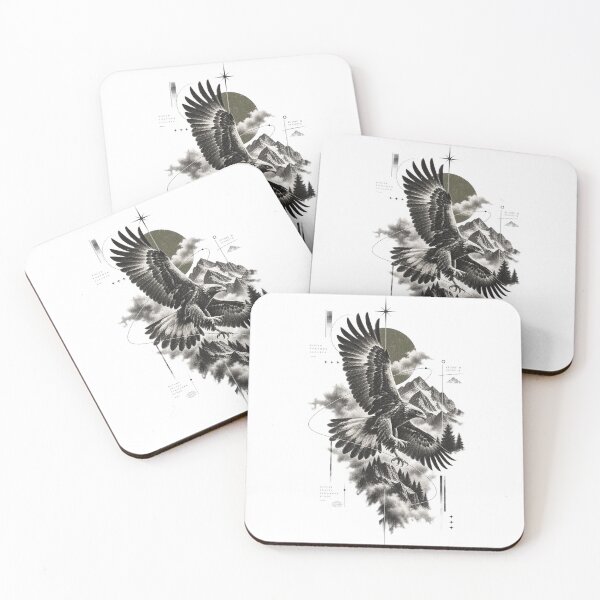 Item preview, Eagle Rising — Mountain Flight Celestial Vintage Collage designed and sold by mari0n980.