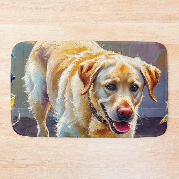 Item preview, Dog playing in paints designed and sold by The King's general goods.
