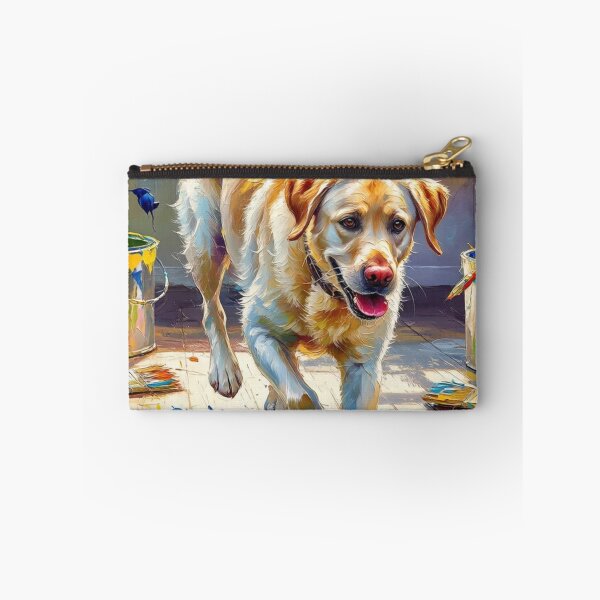 Item preview, Dog playing in paints designed and sold by The King's general goods.