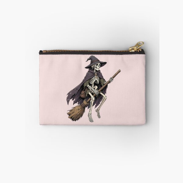 Item preview, Funny Skeleton Witch Flying on a Broom designed and sold by SweetLilith.