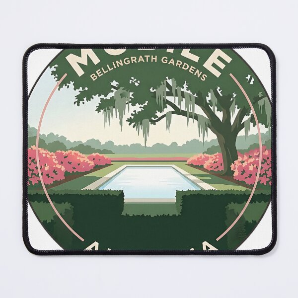 Item preview, Bellingrath Gardens Mobile Alabama Circular Badge Sticker designed and sold by DetourDgn.