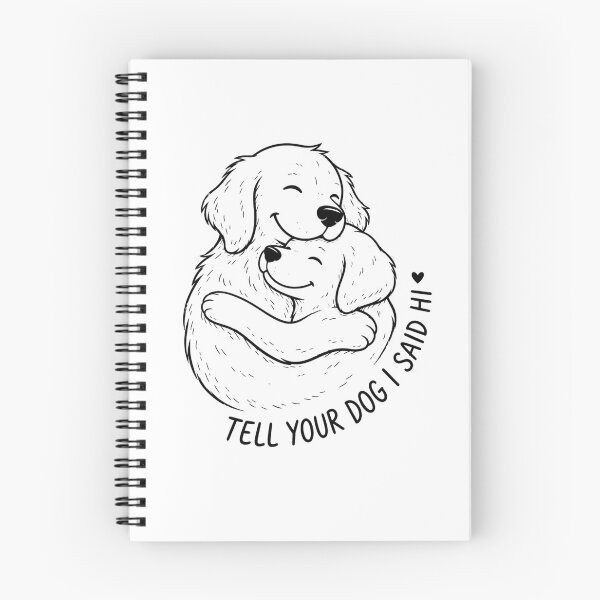 Item preview, dog lovers cute puppy quote illustration for pet fans designed and sold by ROUX-ART.