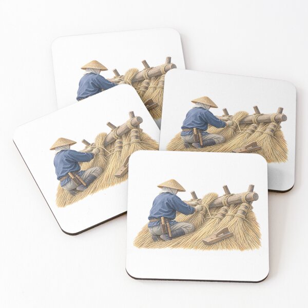 Item preview, Miyama thatcher in Kyoto Digital Watercolour designed and sold by FurusatoGallery.