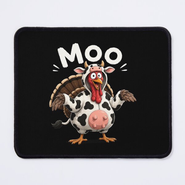 Item preview, Turkey Moo Funny Thanksgiving designed and sold by TheEndDesign.