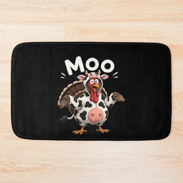 Item preview, Turkey Moo Funny Thanksgiving designed and sold by TheEndDesign.
