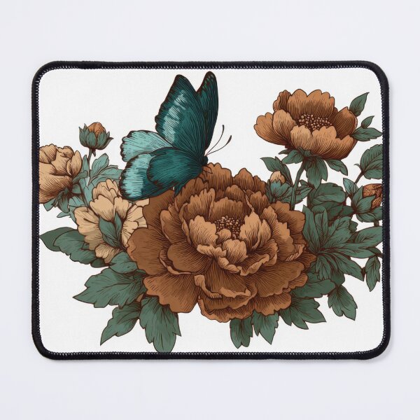 Item preview, Butterfly rests on blooming flowers designed and sold by anytka.
