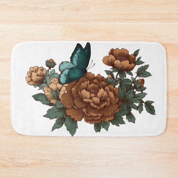 Item preview, Butterfly rests on blooming flowers designed and sold by anytka.